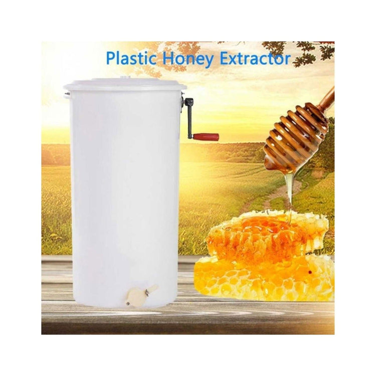 2 Frame Honey Extractor Plastic Two Manual Spinner Crank Honey Bee Beekeeping - Magdasmall