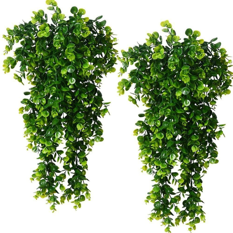 2 Pack 76cm Artificial Eucalyptus Plants Fake Plants FauxHome Garden Window Office Wedding Decoration - Magdasmall