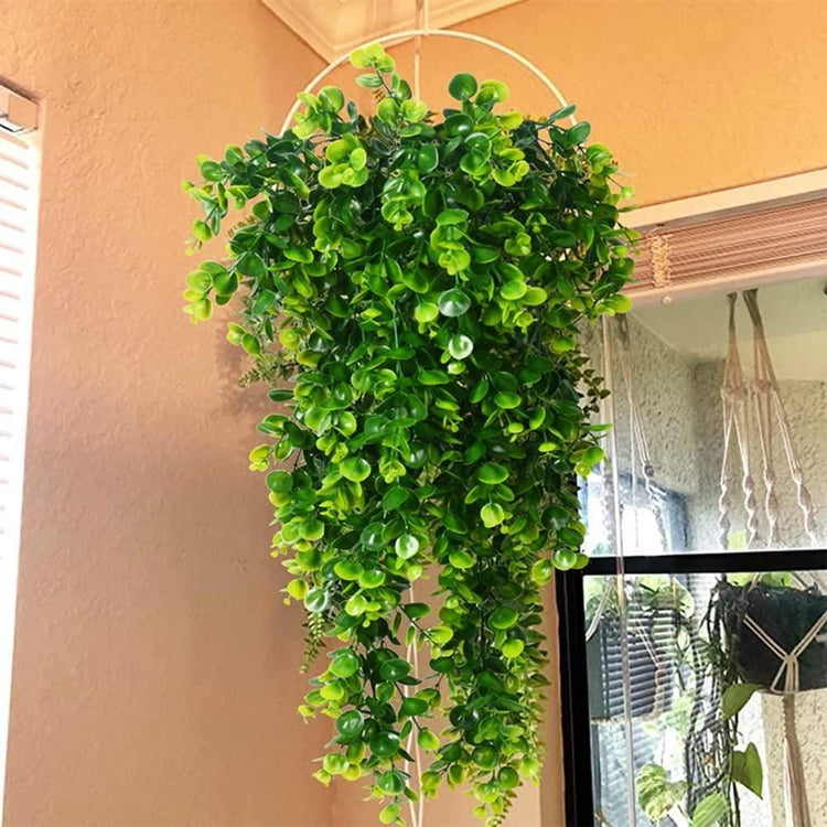2 Pack 76cm Artificial Eucalyptus Plants Fake Plants FauxHome Garden Window Office Wedding Decoration - Magdasmall