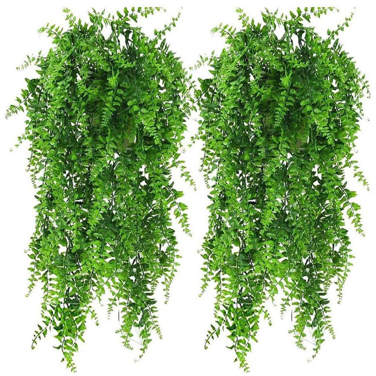 2 Pack 76cm Fake Plants Faux Artificial Eucalyptus Plants Home Garden Window Office Wedding Decoration - Magdasmall