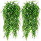 2 Pack 76cm Fake Plants Faux Artificial Eucalyptus Plants Home Garden Window Office Wedding Decoration - Magdasmall