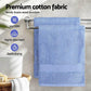 2 Pack Bath Sheets Set Cotton Extra Large Towel Blue - Magdasmall