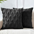2 Pack Decorative Boho Throw Pillow Covers 45 x 45 cm (Black) - Magdasmall