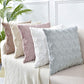 2 Pack Decorative Boho Throw Pillow Covers 45 x 45 cm (Pink) - Magdasmall