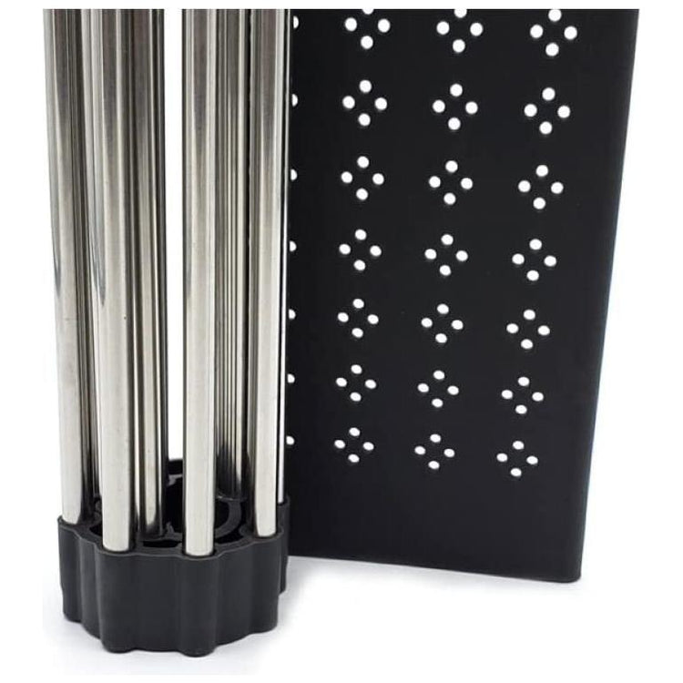2 Pack Large Stainless Steel Roll Up Dish Drying Rack with Utensil Holder for Home Kitchen - Magdasmall