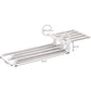 2 Pack Stainless Steel Adjustable 5 in 1 Pants Hangers Non-Slip Space Saving for Home Storage - Magdasmall