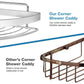 2 Pack Wall Mounted Adhesive Stainless Steel with Hooks Bathroom Shelf Storage Organizer - Magdasmall