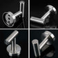 2 Pcs Wall Mount Bathroom Towel Hooks Holder Cloth Hanger Hook Kitchen Door Hanger Brushed Nickel - Magdasmall