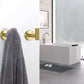 2 Pcs Wall Mount Bathroom Towel Hooks Holder Cloth Hanger Hook Kitchen Door Hanger Gold - Magdasmall