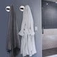 2 Pcs Wall Mount Bathroom Towel Hooks Holder Cloth Hanger Hook Kitchen Door Hanger Poliched Chrome - Magdasmall