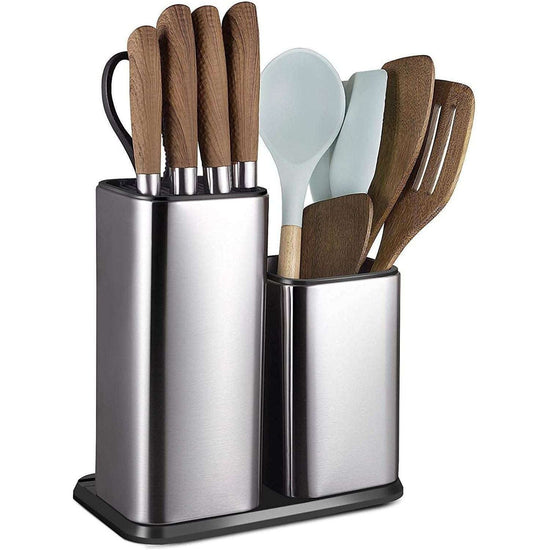 2 in 1 Stainless steel knife holder for kitchen - Magdasmall