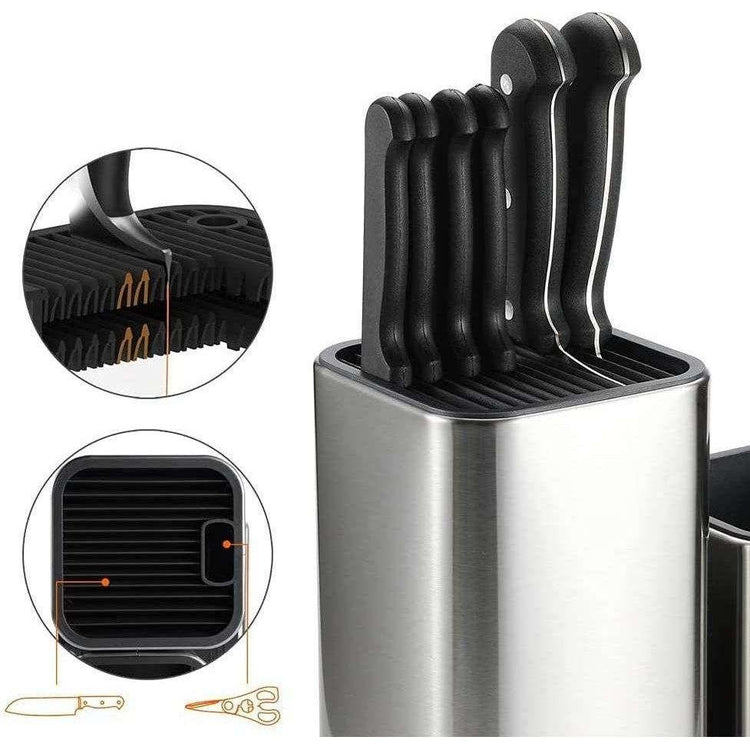 2 in 1 Stainless steel knife holder for kitchen - Magdasmall