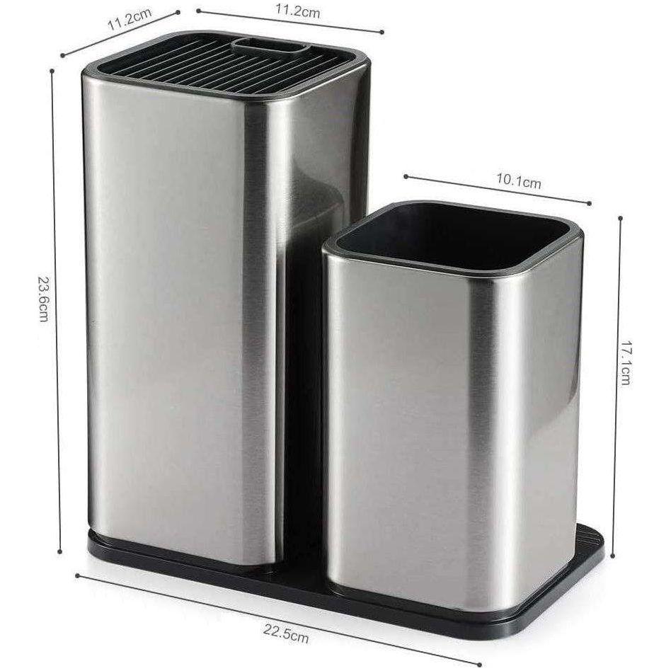 2 in 1 Stainless steel knife holder for kitchen - Magdasmall