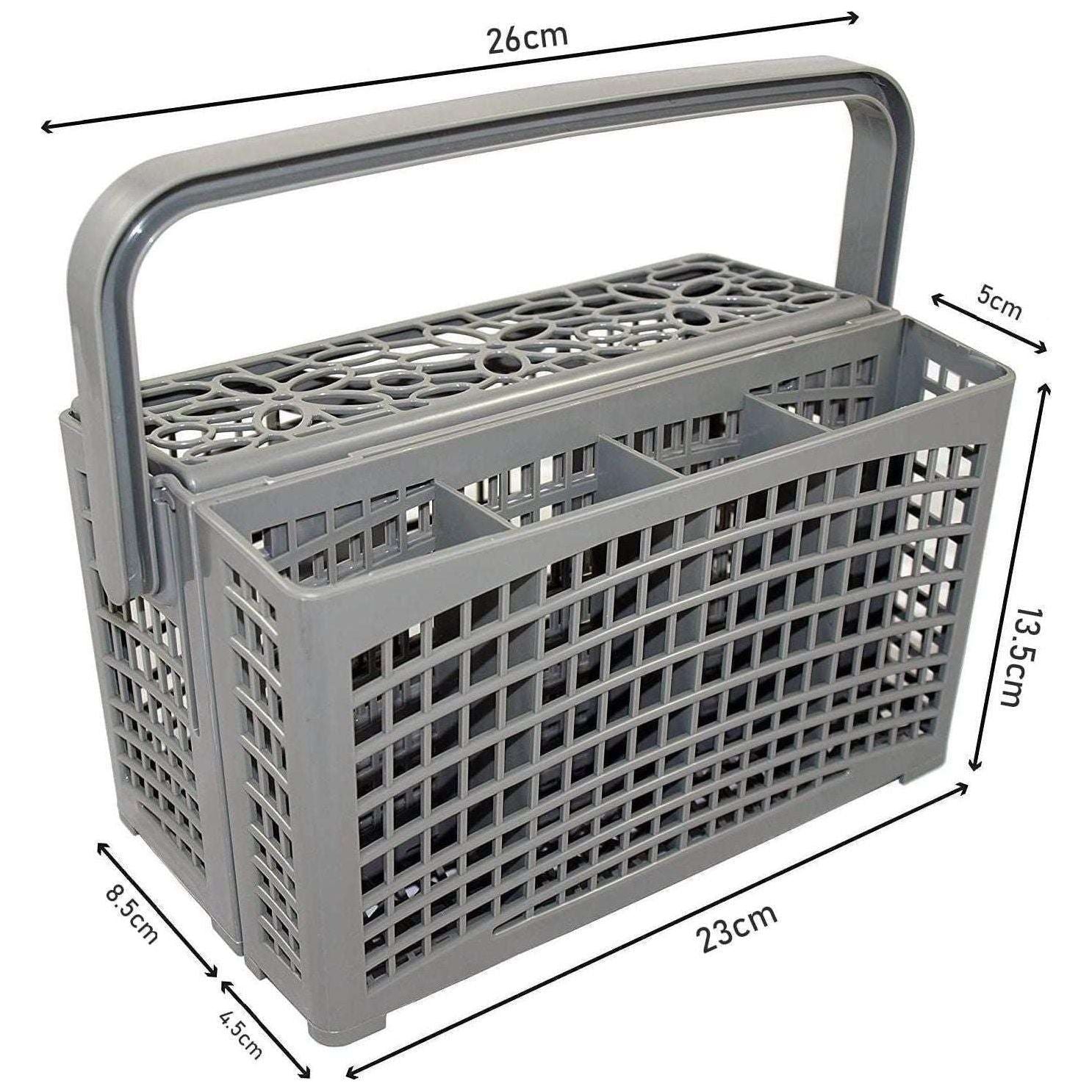 2 in 1 Universal Dishwasher Cutlery Basket (24 x 13 x 13 cm) - Magdasmall