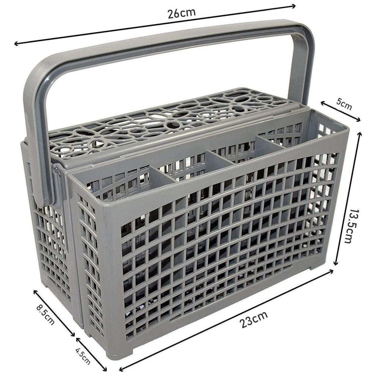 2 in 1 Universal Dishwasher Cutlery Basket (24 x 13 x 13 cm) - Magdasmall