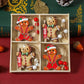 (2 set)Christmas Gingerbread Ornaments Set - Festive Wooden Decorations for Tree, Set of 12 - Magdasmall