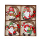 (2 set)Christmas Gnome Ornaments Set - Festive Wooden Decorations for Tree, Set of 12 - Magdasmall