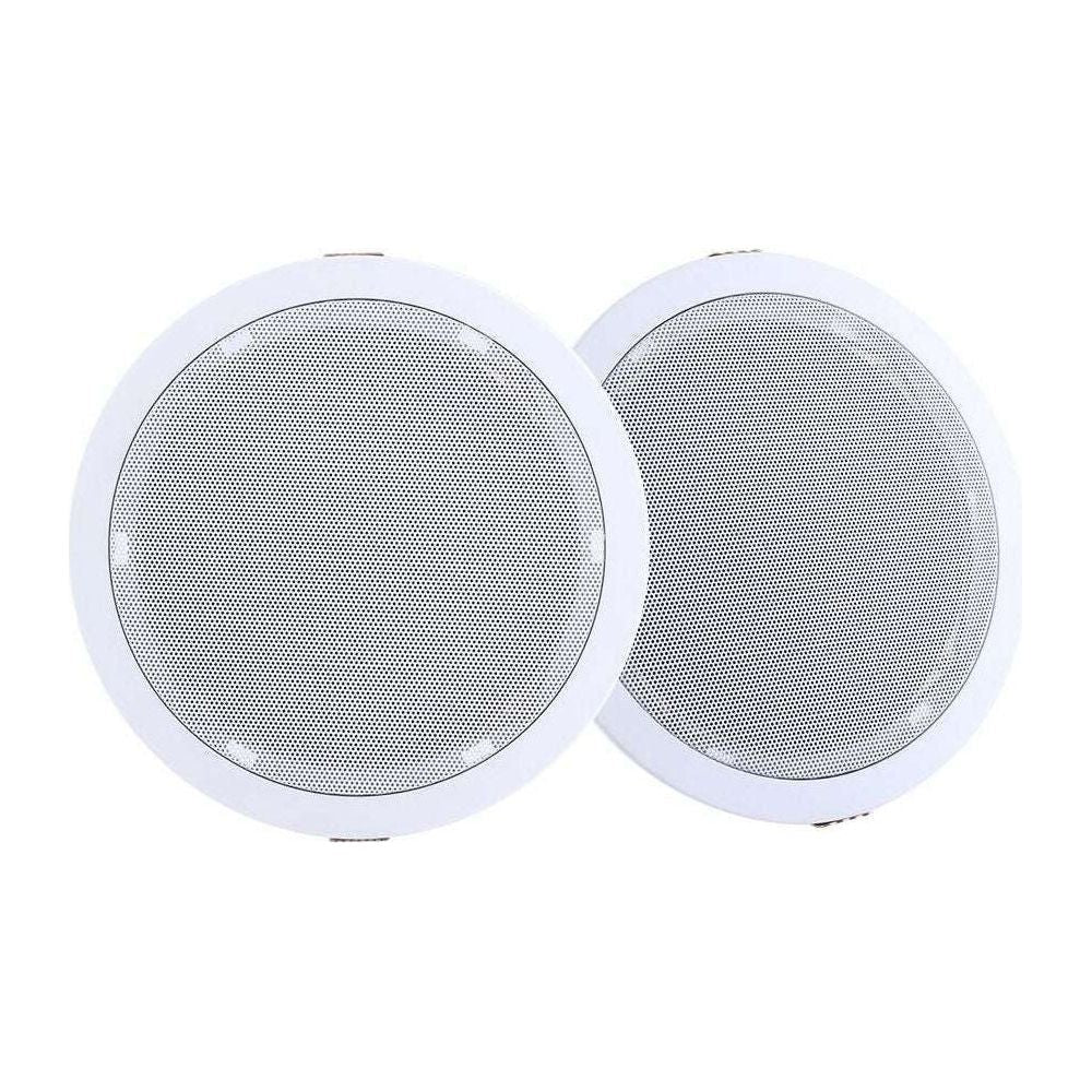 2 x 6" In Ceiling Speakers Home 80W Speaker Theatre Stereo Outdoor Multi Room - Magdasmall