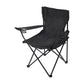 2pcs Black Portable Folding Camping Chair with Armrests and Cup Holder - Magdasmall