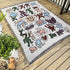 2pcs pack set 180*130cm Bohemian Picnic Blanket, Waterproof Camping Blanket, Outdoor Rug for Camping, Picnic, Beach - Magdasmall
