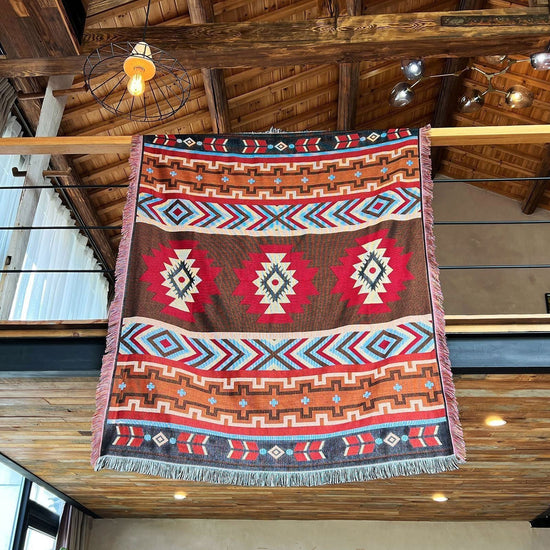 2pcs pack set 180*230cm Bohemian Picnic Blanket, Waterproof Camping Blanket, Outdoor Rug for Camping, Picnic, Beach - Magdasmall