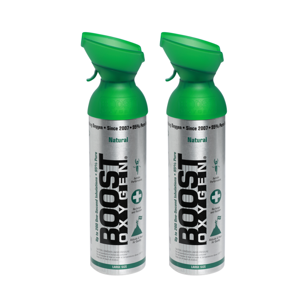 2pk 10 Litres of Boost Pure Oxygen in a Can Supplemental - 200 Breath (Large) - Magdasmall