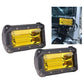 2x 5inch Flood LED Light Bar Offroad Boat Work Driving Fog Lamp Truck Yellow