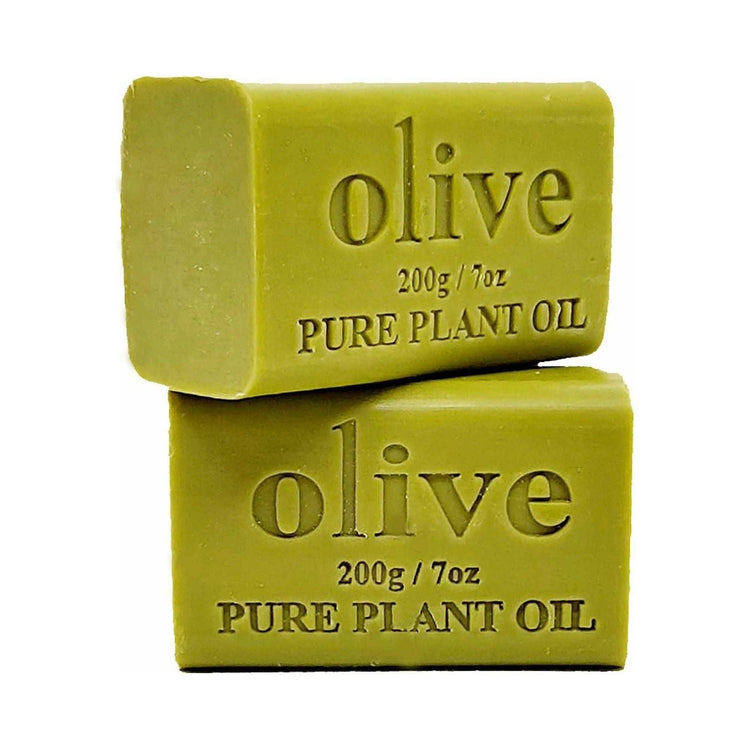 2x 200g Plant Oil Soap Olive Scent Pure Natural Vegetable Base Bar Australian - Magdasmall
