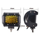 2x 4 inch Spot LED Work Light Bar Philips Quad Row 4WD Fog Amber Reverse Driving - Magdasmall
