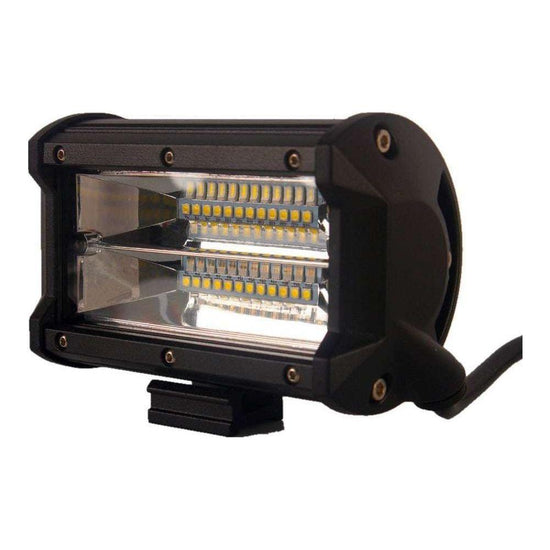 2x 5inch Flood LED Light Bar Offroad Boat Work Driving Fog Lamp Truck Scene 4x4 - Magdasmall