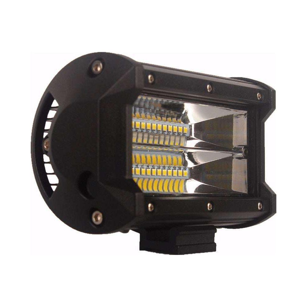 2x 5inch Flood LED Light Bar Offroad Boat Work Driving Fog Lamp Truck Scene 4x4 - Magdasmall