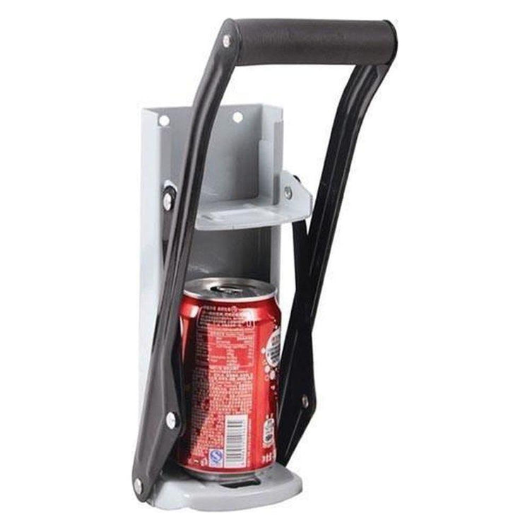 2x Aluminium Can Crusher - 16oz Beer Soda Smasher - Wall Mounted Bottle Opener - Magdasmall