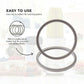 2x For Nutribullet Gasket Seal Grey Ring For 900W - Most 600W 1200W Blade - Magdasmall