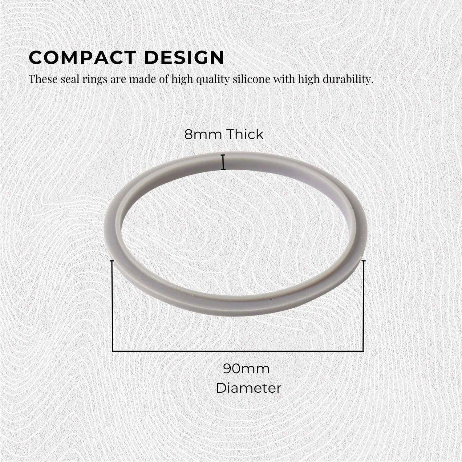 2x For Nutribullet Gasket Seal Grey Ring For 900W - Most 600W 1200W Blade - Magdasmall