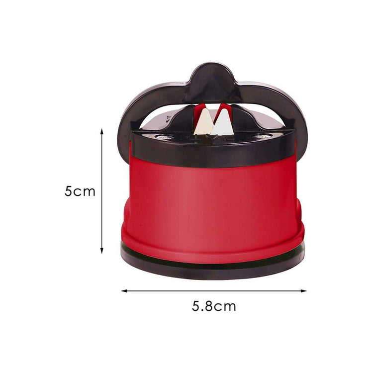 2x Kitchen Knife Sharpener Suction Grip Knives Blades Scissors Sharpening Tools - Magdasmall