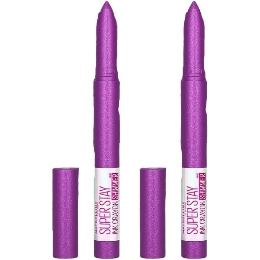 2x Maybelline New York Superstay Ink Longwear Crayon Lipstick - Throw a Party 170 - Magdasmall