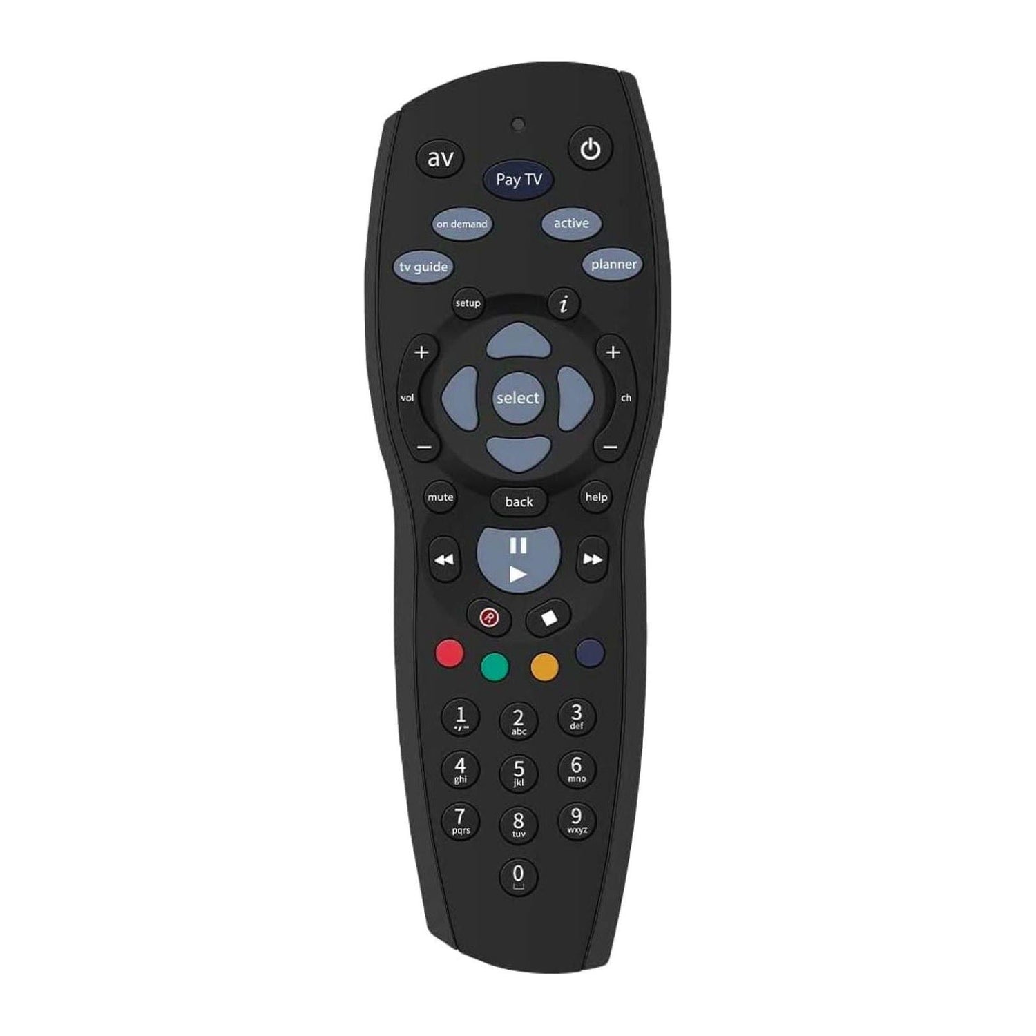 2x PayTV Remote Control Compatible with Foxtel MYSTAR SKY NEW ZEALAND - Black - Magdasmall