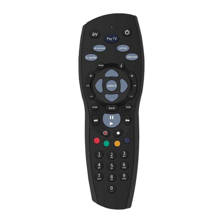 2x PayTV Remote Control Compatible with Foxtel MYSTAR SKY NEW ZEALAND - Black - Magdasmall