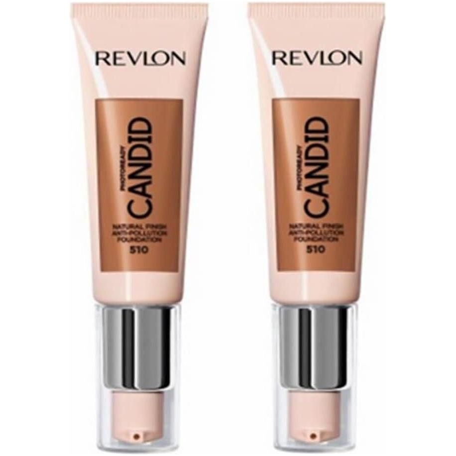2x Revlon 22ml Photoready Candid Foundation - 510 Capuccino - Magdasmall