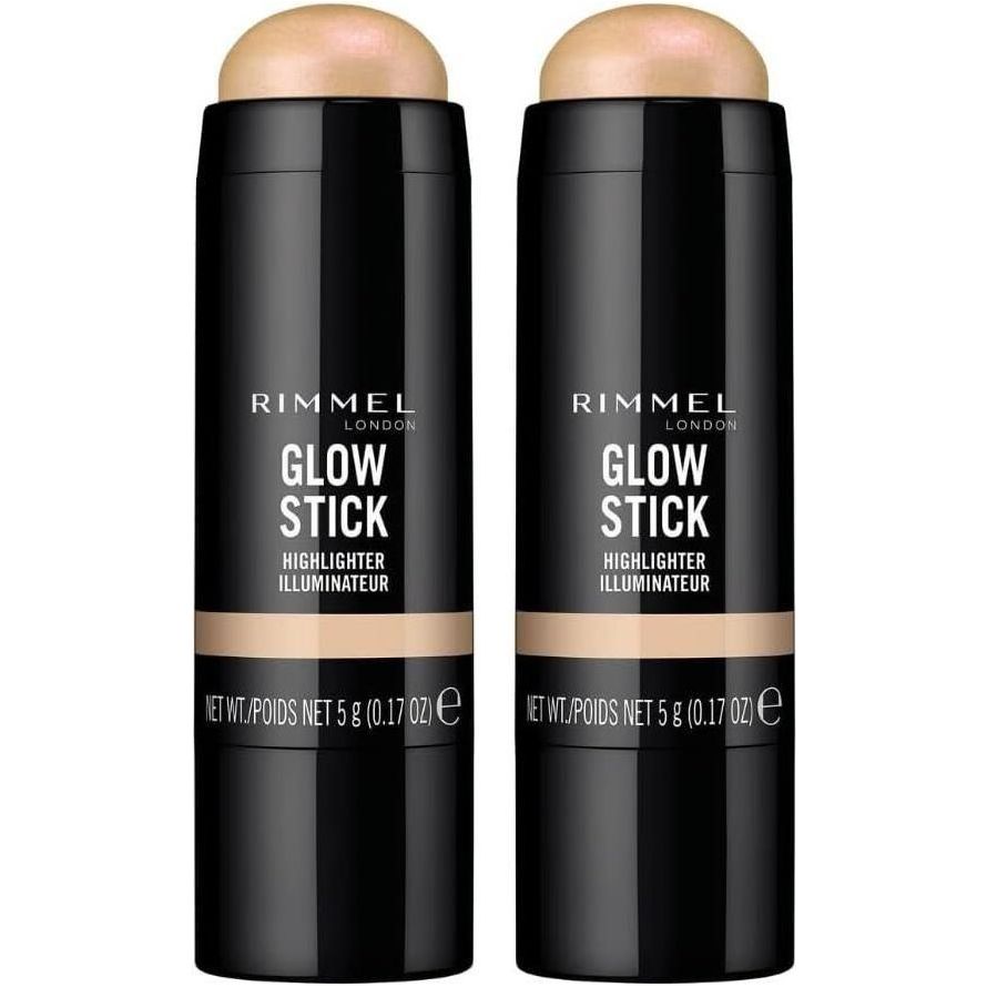 2x Rimmel 5g Glow Stick Highlighter - 002 Bold - Magdasmall