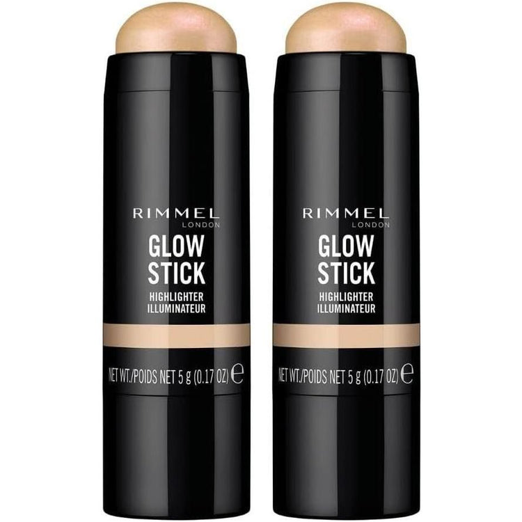 2x Rimmel 5g Glow Stick Highlighter - 002 Bold - Magdasmall