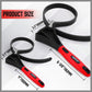 2x Rubber Strap Wrench Adjustable DIY Plumber Jars Hose Pipe Oil Filter Opener - Magdasmall