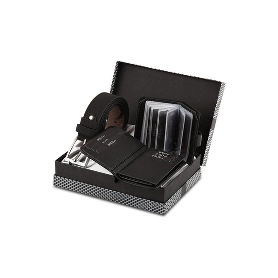 3-PIECE BELT & WALLET & CARD HOLDER SET - Magdasmall