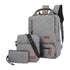 3-Piece Travel Backpack Set - Stylish Multi-Functional Backpack, Shoulder Bag & Pouch for Men & Women - Magdasmall