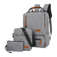 3-Piece Travel Backpack Set - Stylish Multi-Functional Backpack, Shoulder Bag & Pouch for Men & Women - Magdasmall