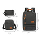 3-Piece Travel Backpack Set - Stylish Multi-Functional Backpack, Shoulder Bag & Pouch for Men & Women - Magdasmall