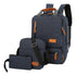 3-Piece Travel Backpack Set - Stylish Multi-Functional Backpack, Shoulder Bag & Pouch for Men & Women - Magdasmall