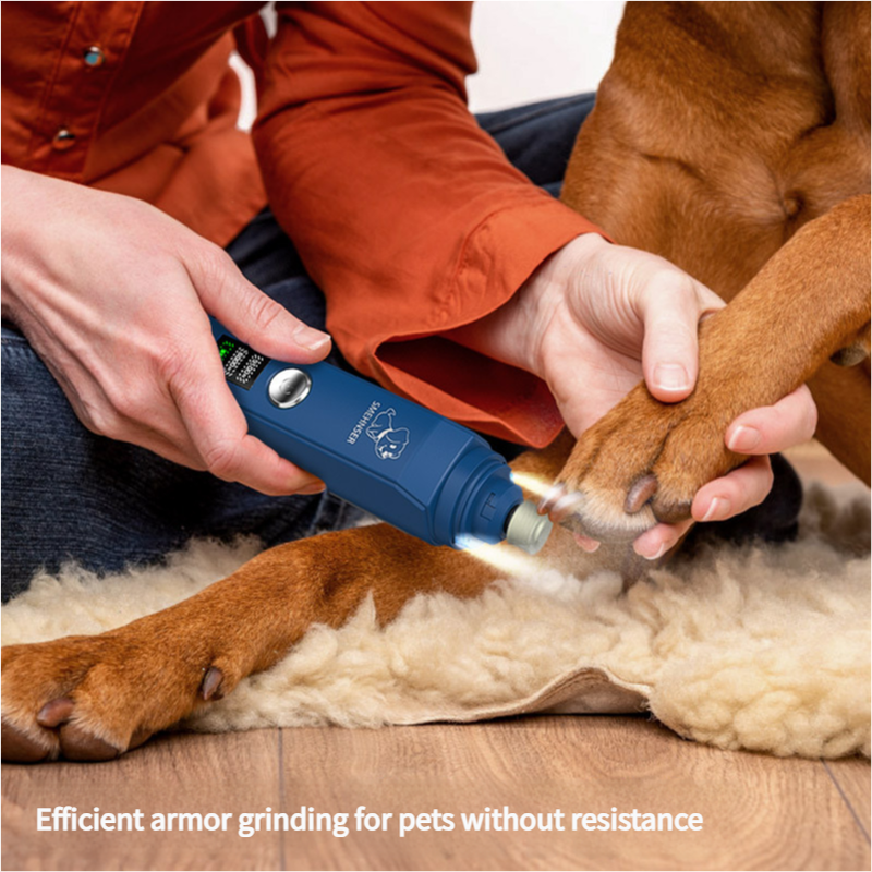 3-Speed Dog Nail Grinder - Quiet, Safe & Painless Trimming for All Pets - Magdasmall