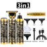 3-in-1 Professional Hair Clipper Set - Rechargeable Beard Trimmer, Nose Hair Trimmer, and Electric Shaver with USB Cable, Cleaning Brush, and Attachments - Magdasmall