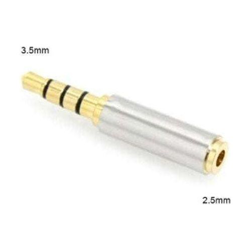 3.5mm male to 2.5mm STEREO Female Audio Adapter Converter Gold Plated - Magdasmall